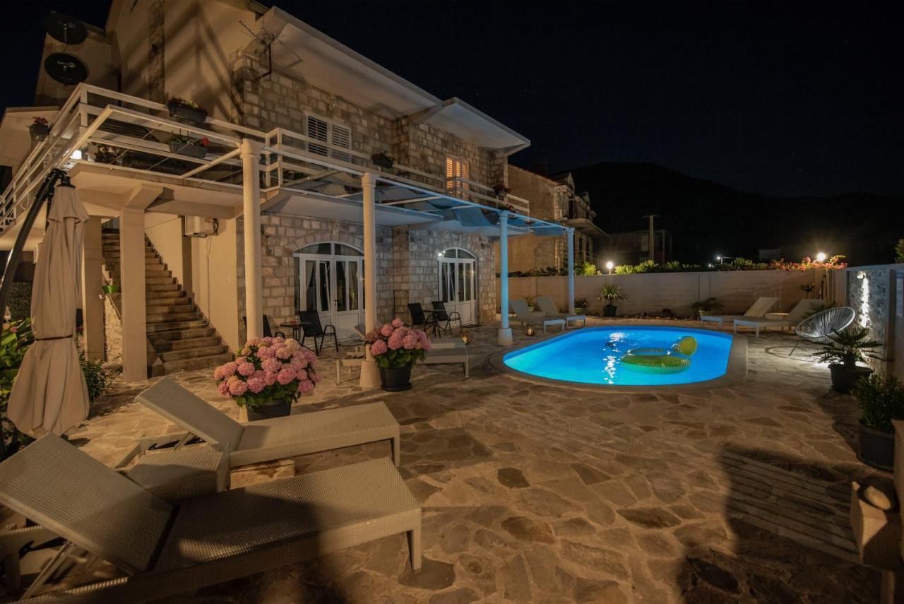 Villa Branka Apartments Near Dubrovnik With Pool And Wine Cellar Ivanica Exterior foto